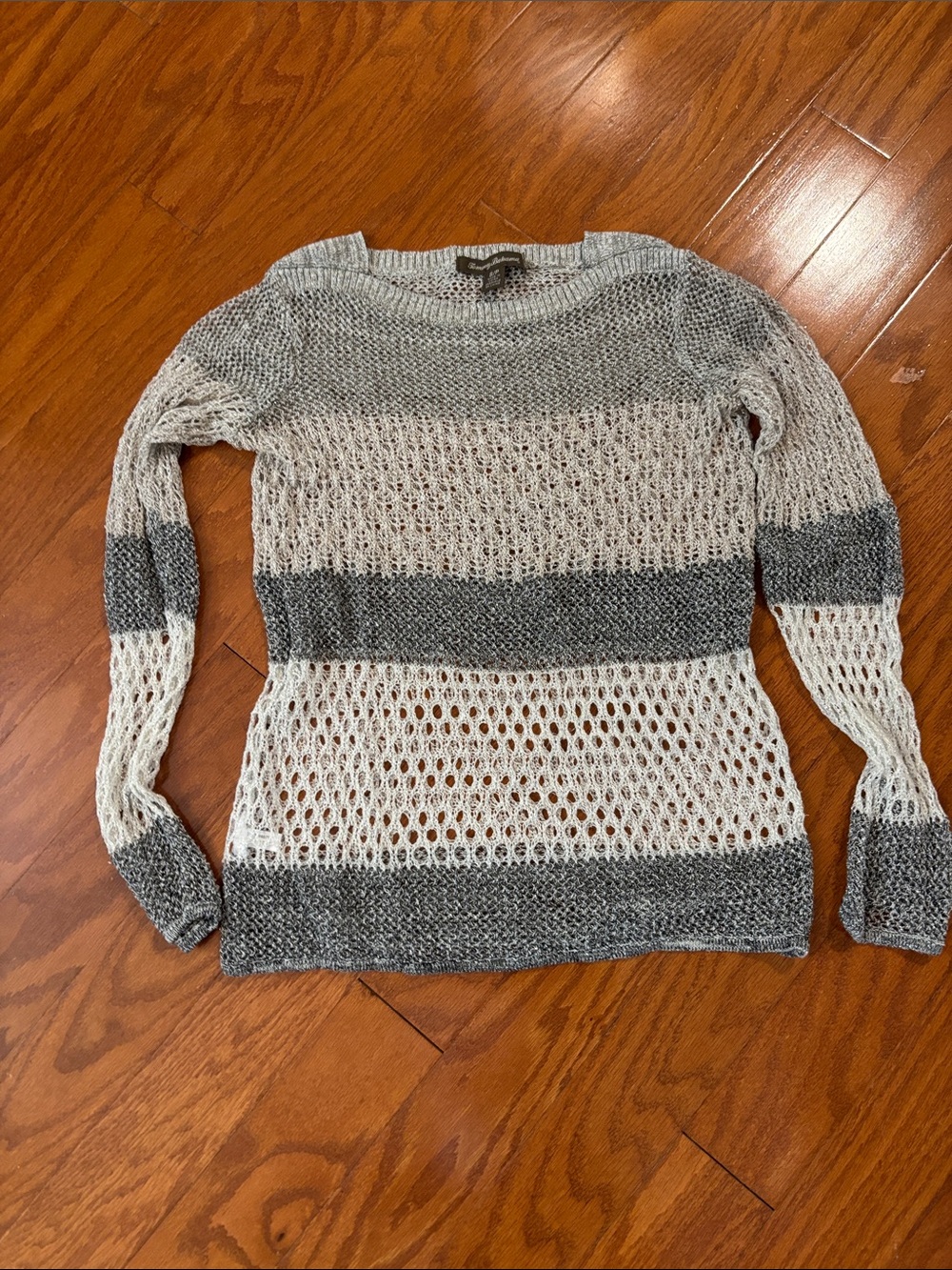 Tommy Bahama Lightweight Open-Knit Striped Sweater
